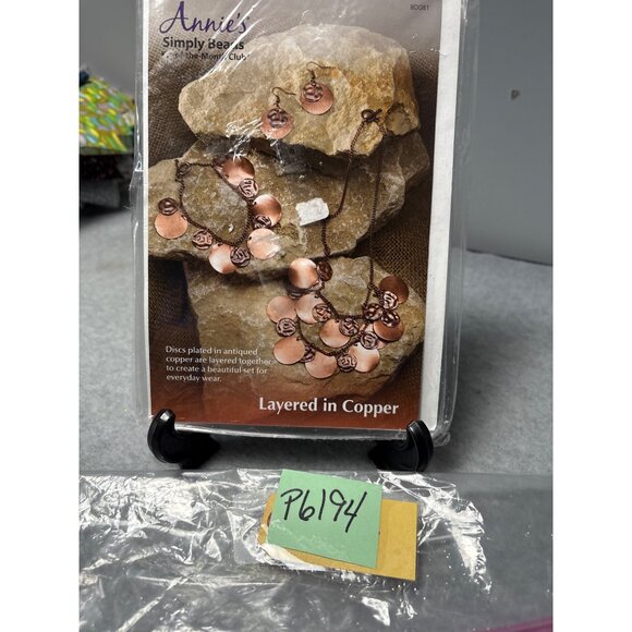 Annies Simply Beads Kit Layered Copper Necklace & Earrings Jewelry Making Set - Picture 9 of 9
